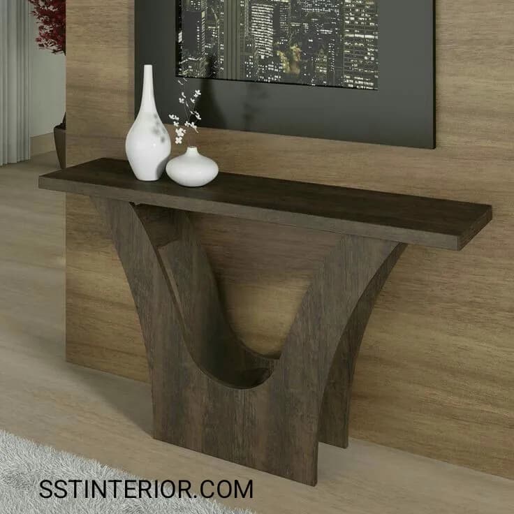 Glass Top Console