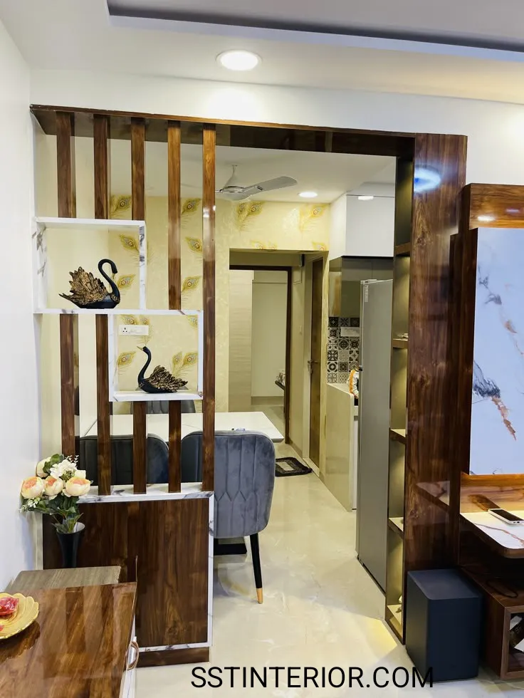 Frosted Glass Partition